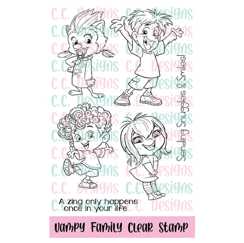 *NEW Vampy Family Stamp Set